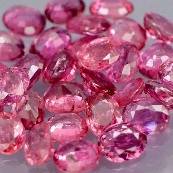 Collectors 4.15ct violet red Ruby set -Untreated!!!