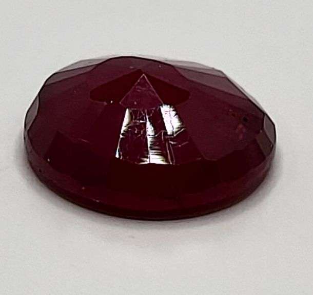 6.52ct Round Lead Treaded Ruby