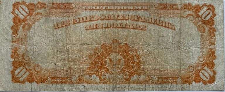 $10 1922 Series Gold Certificate