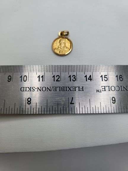 Great! Vintage Mohammad & Ali 18kt Gold Muslim Religion "shamayell"
