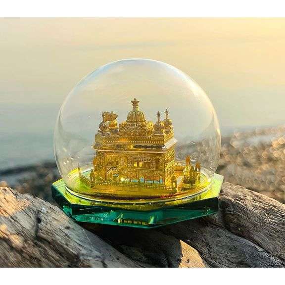 24K Golden Temple Model