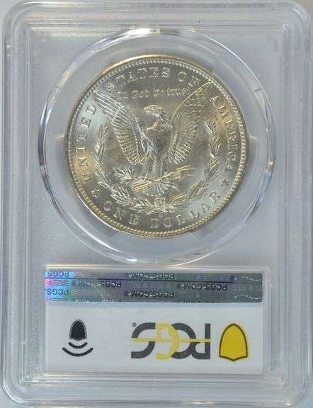 Super white Gem BU 1898-O Morgan Silver Dollar. PCGS MS65