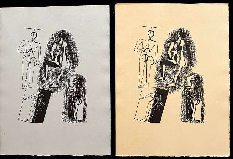 Investment! Original Picasso woodcuts collection, Paris 1955. Portfolio with with 22 woodcuts