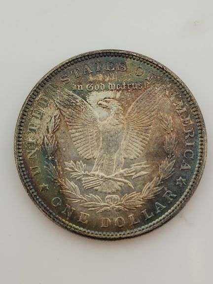 1887 Morgan Silver Dollar, Toned