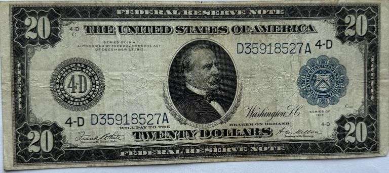 $5 Cleveland Series of 1914 FRN