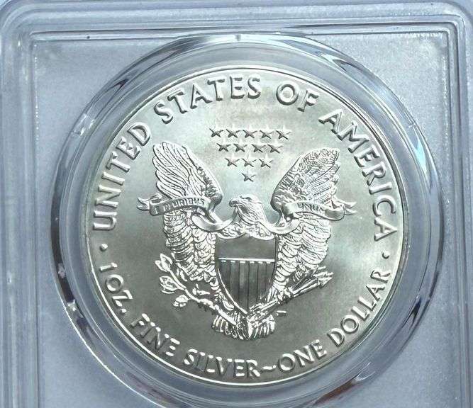 2018 W Choice First Strike PCGS MS 69 Silver Eagle.