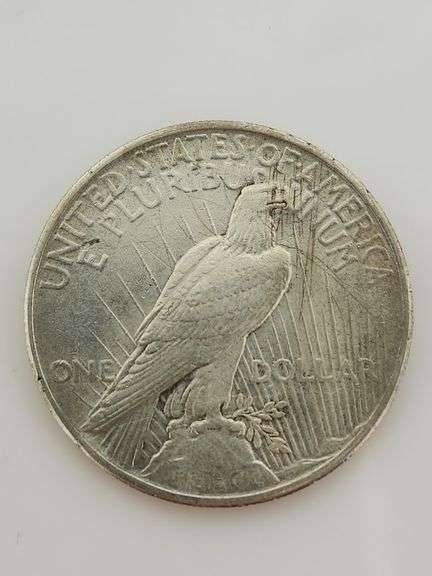 1925 Silver Peace Dollar, Graffiti