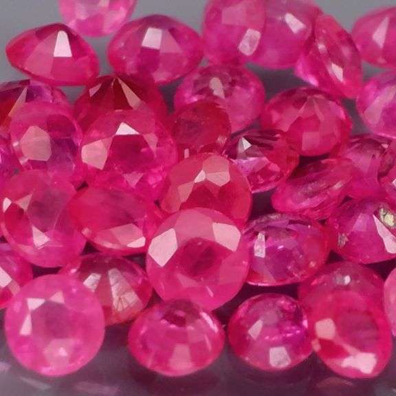 Vibrant! Reddish pink 2.12ct Burmese Ruby set -Heated only!