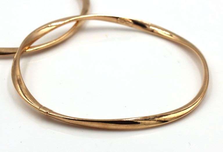 Itaor Italy 925 Sterling Silver Set Of Three Bangles