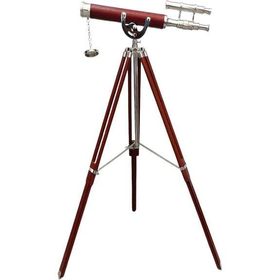 Brass Double Barrel Telescope