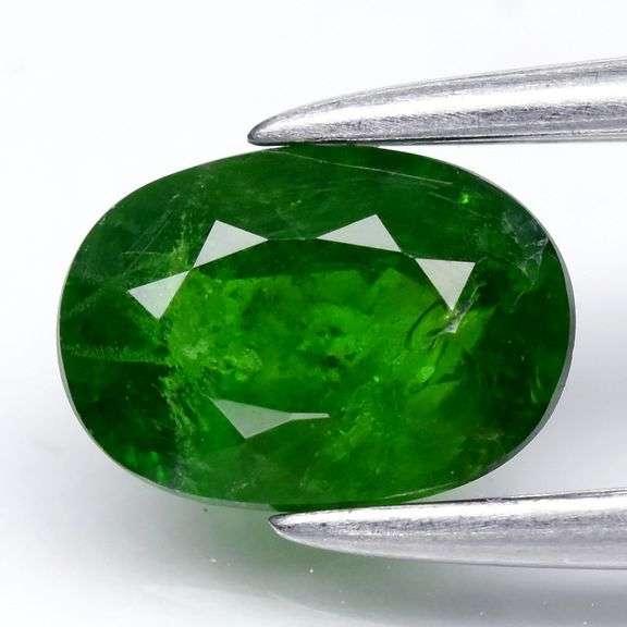 Rare! .67ct untreated dark green Tsavorite Garnet!