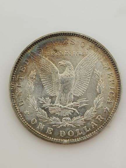 1887 Morgan Silver Dollar, Toned UNC