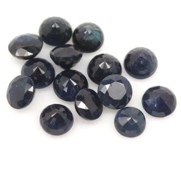 Heated! 12.10ct Royal blue Sapphire set from Madagascar