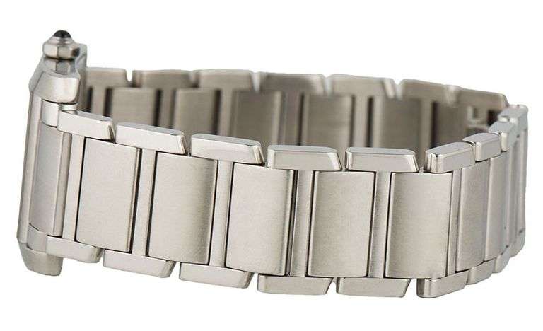 Cartier Tank Francaise 2301, 25mm, Ivory Dial, Stainless Steel Watch
