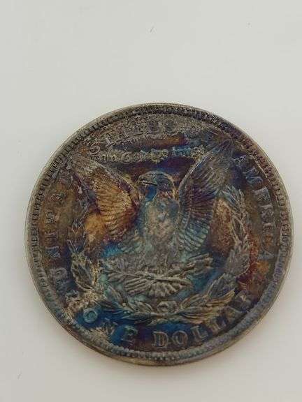 1921 Silver Peace Dollar, Toned Reverse