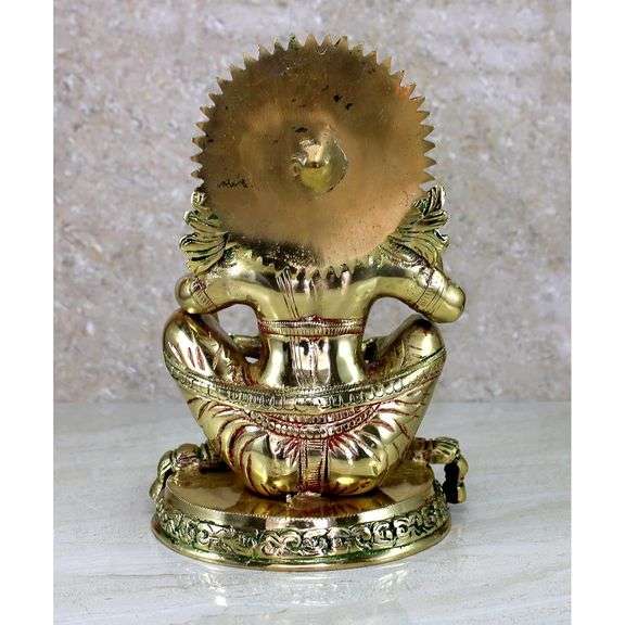 Brass Ayyappa Swamy Hindu Deity