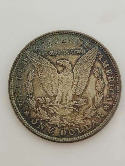 1885 Morgan Silver Dollar, Toned UNC