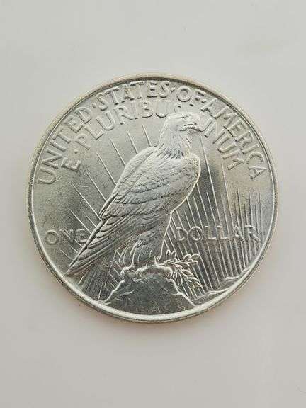 1922 Silver Peace Dollar, UNC