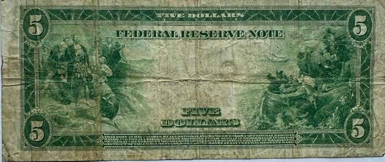 $5 Chicago Series of 1914 FRN