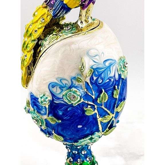 Imperial Peacock with Austrian Crystals & Bracelet Set
