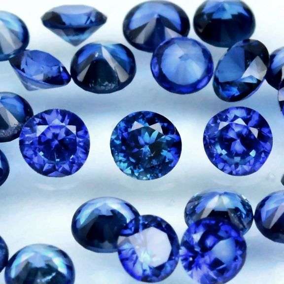 Top cobalt blue! 2.25ct set of Ceylon Sapphires!