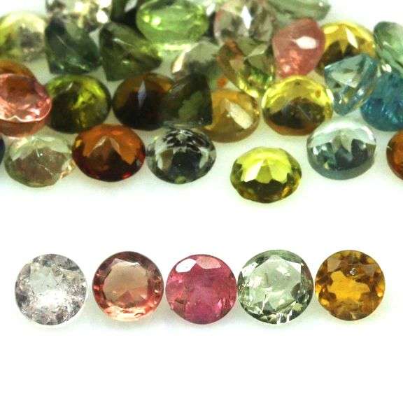 Fancy color! Untreated! 5.98ct vibrant Tourmaline set