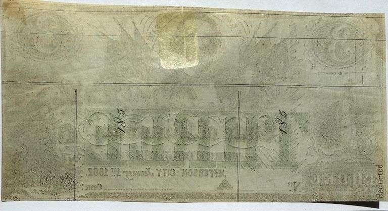 $3 Missouri Jefferson City Jan 1 1862 Note