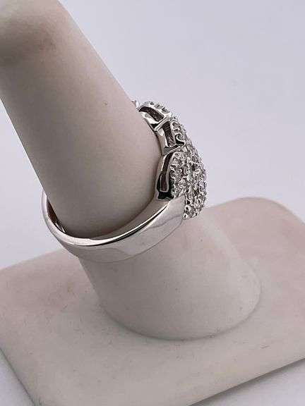 CERTIFIED BRAND NEW 14K WHITE GOLD DIAMOND ENGAGEMENT RING