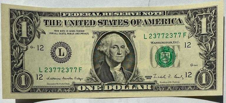 1988 CH CU $1 San Francisco Repeater FRN
