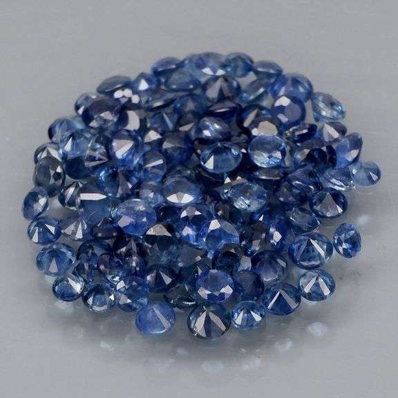 Heated only! 3.08ct top blue sapphire set