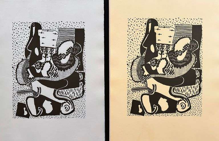 Investment! Original Picasso woodcuts collection, Paris 1955. Portfolio with with 22 woodcuts