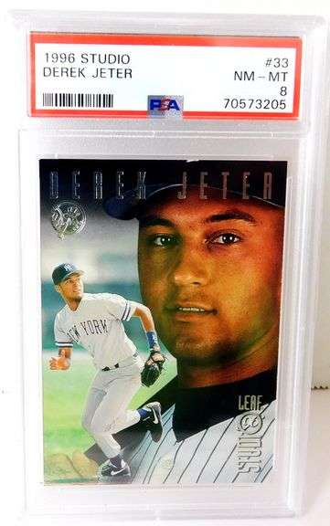 Derek Jeter 1996 Donruss Baseball Card, 8NM-MT