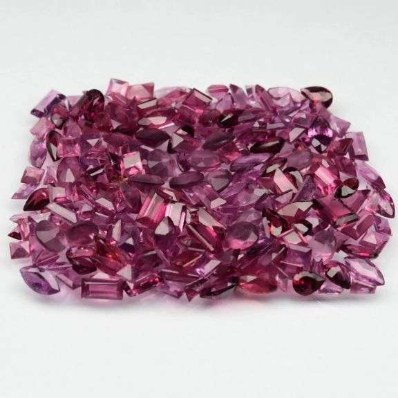 Massive! 43.02ct set of mixed shape Rhodolite Garnets!!!