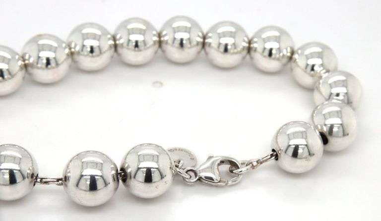 Tiffany & Co 10mm bead bracelet