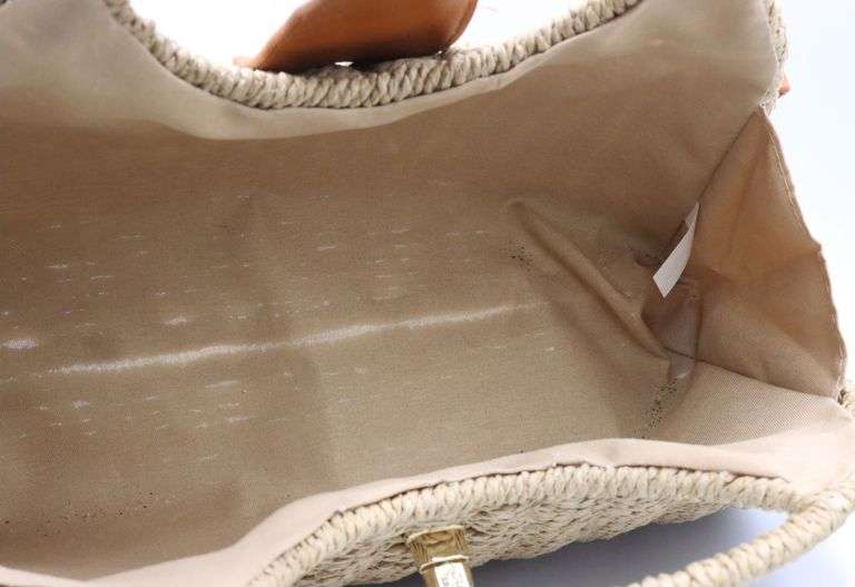 Natural summer beach tote bag
