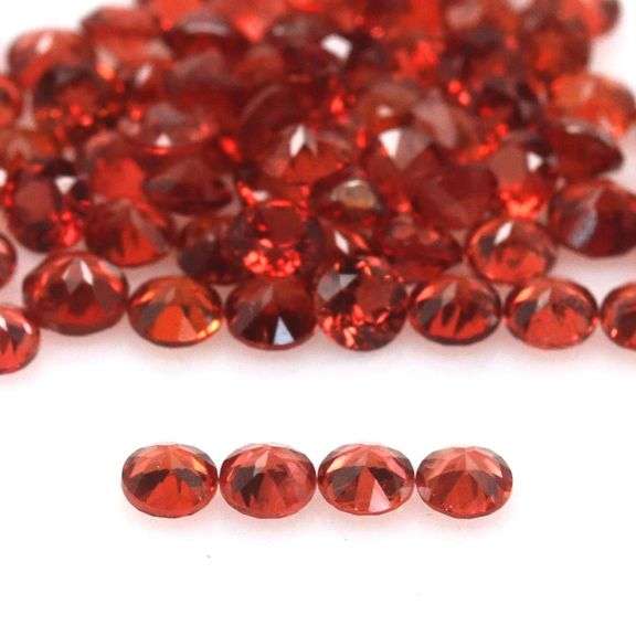 Premium cut, color, and clarity! 7.74ct Spessartite Garnet set!!!