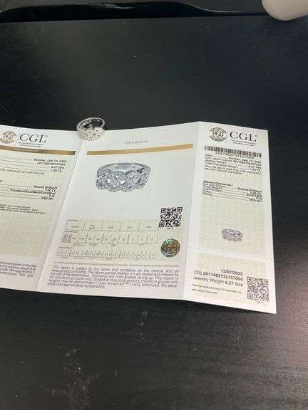 CERTIFIED BRAND NEW 14K WHITE GOLD DIAMOND ENGAGEMENT RING