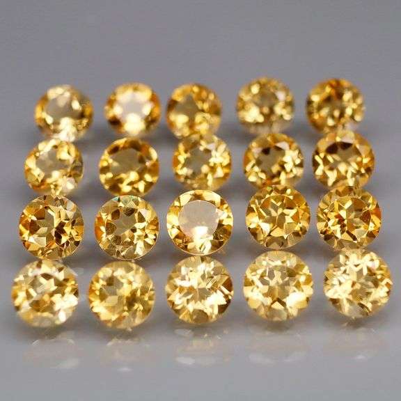 Ravishing 9.48ct top golden eye clean Citrine set