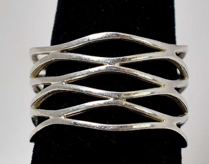 1/2 inch Wide Sterling Silver Band