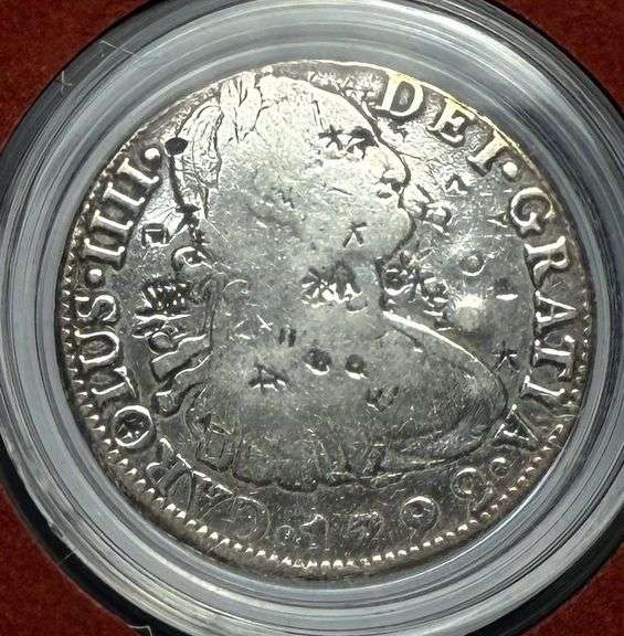 1792 Mexico City Counter Stamped 8 Reales