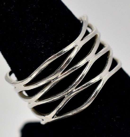1/2 inch Wide Sterling Silver Band