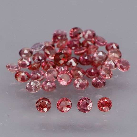 Real! Untreated! 3.52ct rose red Sapphire set!