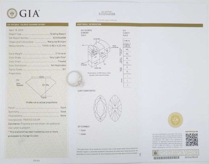 Extremely Rare GIA Certified 2.16CT Pink Diamond