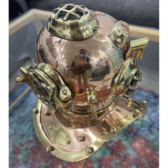 Miniature U.S. Navy Mark V Diving Helmet