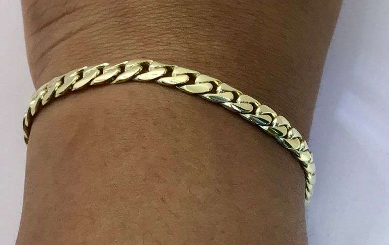 14K Yellow Gold Miami Cuban Link Bracelet