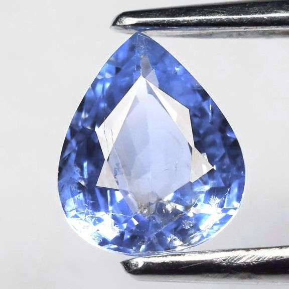 Simply beautiful solitaire sized .65ct blue Sapphire