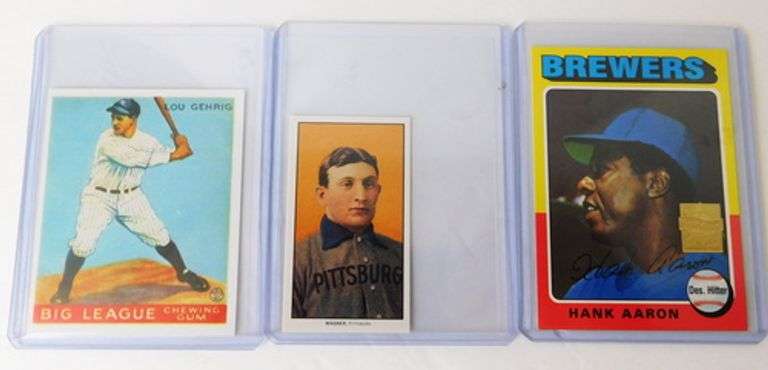 3 Baseball Great, All Reprints