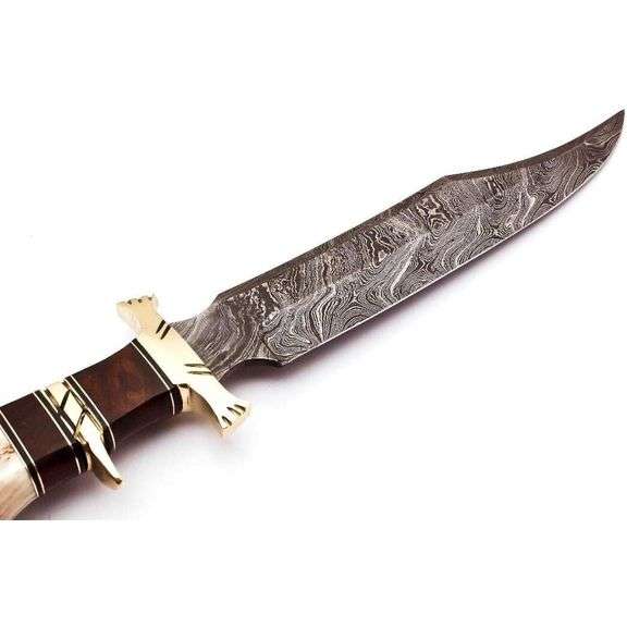 Handmade Stag Antler Hunting Knife