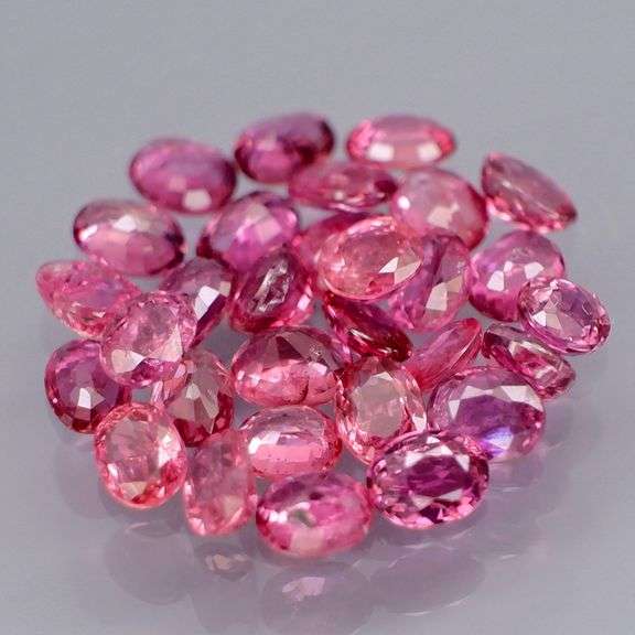 Collectors 4.15ct violet red Ruby set -Untreated!!!