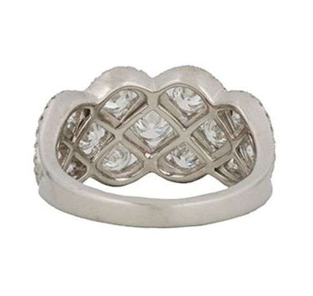 Gabriel & Co. 1.75ctw Diamond Woven Frame Ring in 14K
